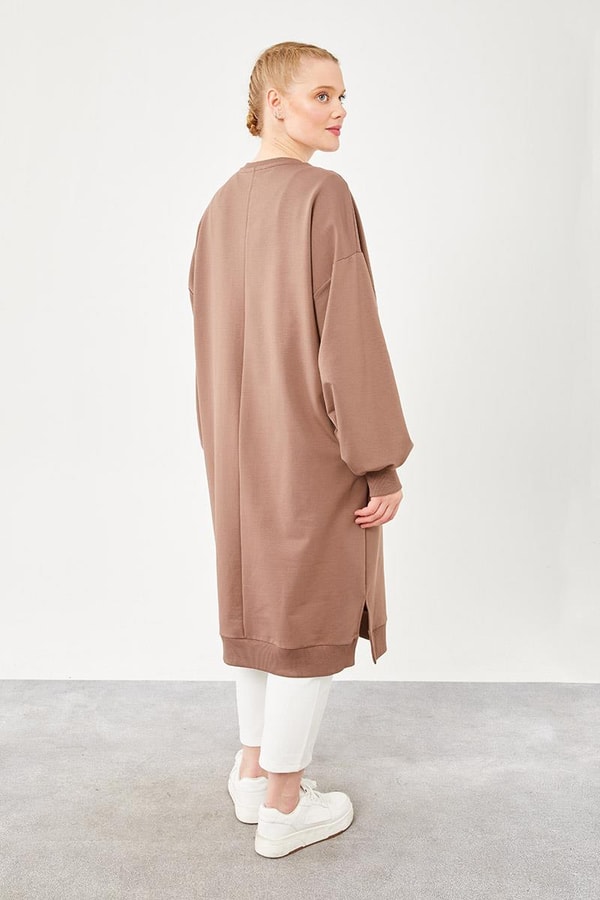 LevidorLevidor Toprak Oversize Uzun Sweat