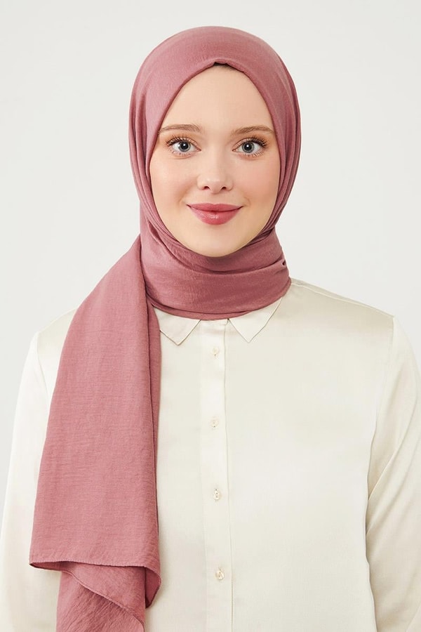 LevidorLevidor Toz Pembe Düz Style Şal