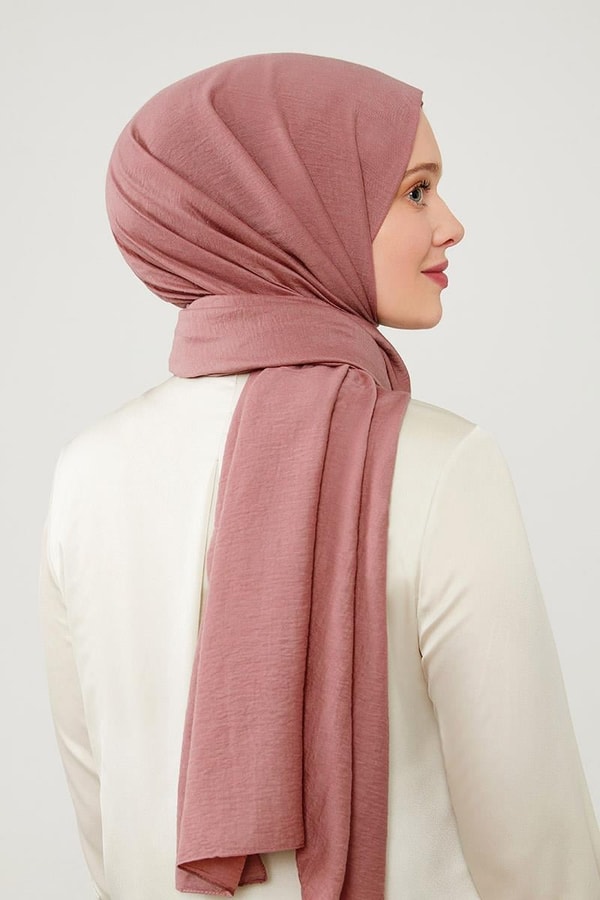 LevidorLevidor Toz Pembe Düz Style Şal