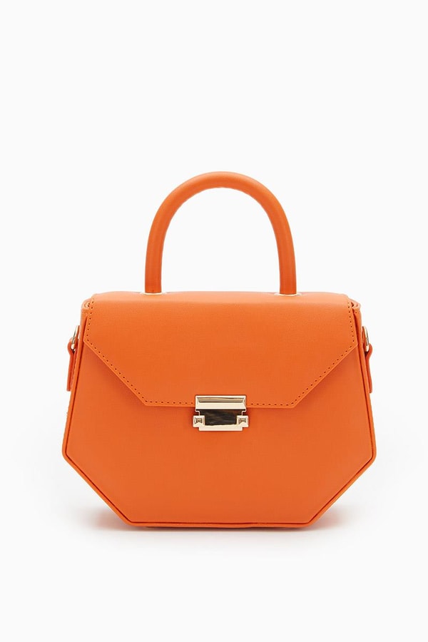 LevidorLevidor Turuncu Geometrik Model El Çantası