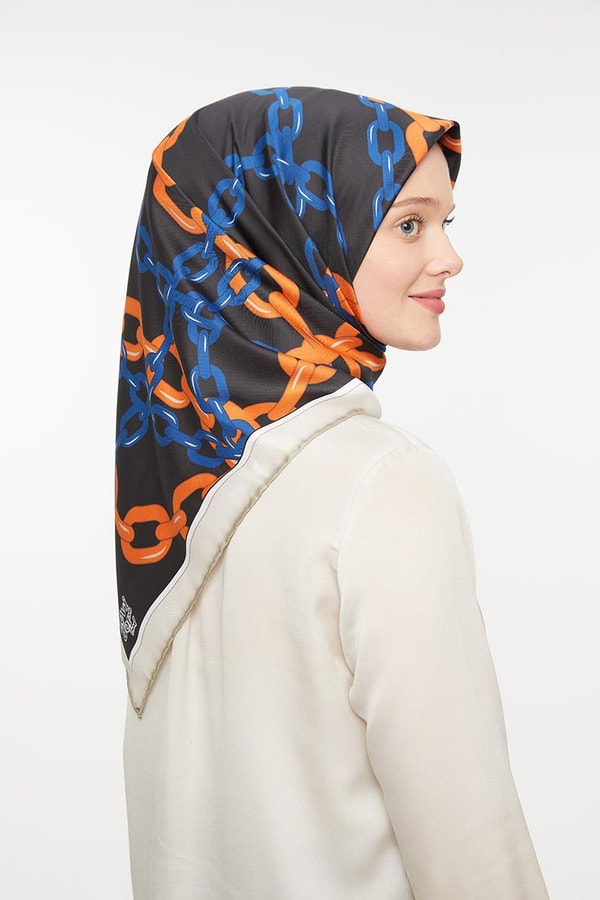 LevidorLevidor Turuncu Trend Twill Eşarp