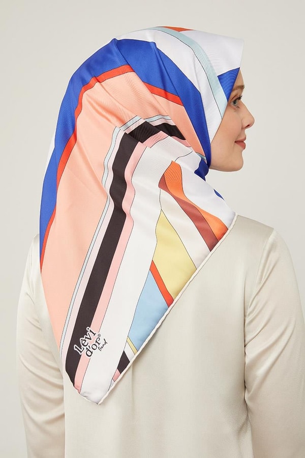 LevidorLevidor Vizon Kalın Çizgili Eşarp