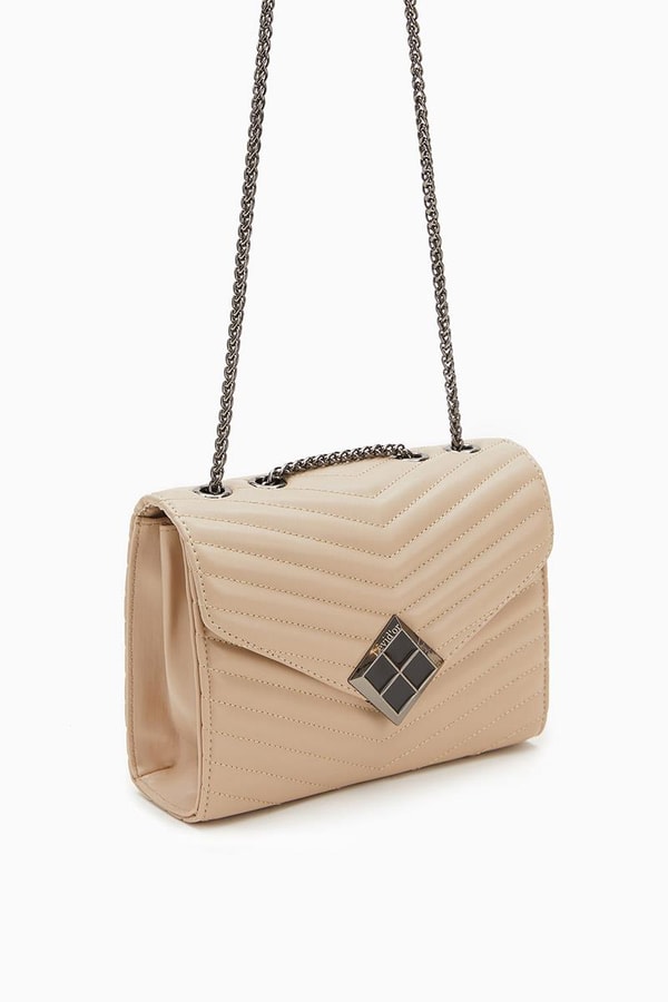 LevidorLevidor Vizon Zincir Askılı Çıt Kapamalı Omuz Çantası