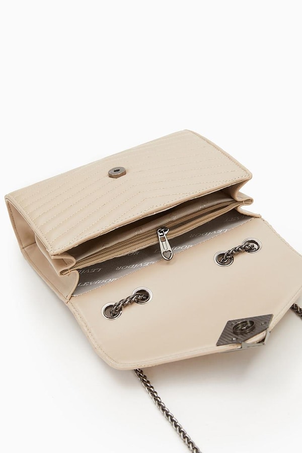 LevidorLevidor Vizon Zincir Askılı Çıt Kapamalı Omuz Çantası