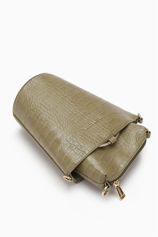 LevidorLevidor Yeşil Clutch Mini Çanta