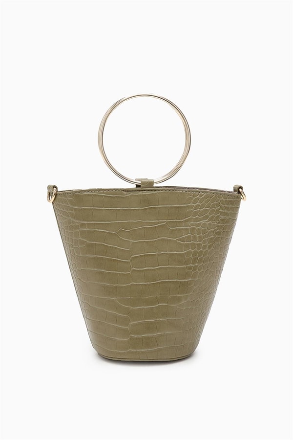 LevidorLevidor Yeşil Clutch Mini Çanta