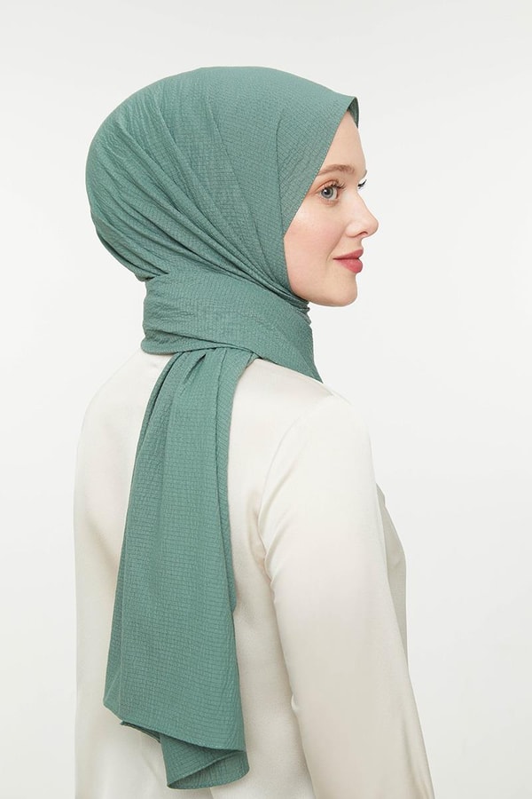 LevidorLevidor Yosun Yeşili Naturel Cazz Şal