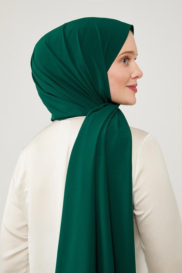 LevidorLevidor Zümrüt Düz Desen Elegance Şal