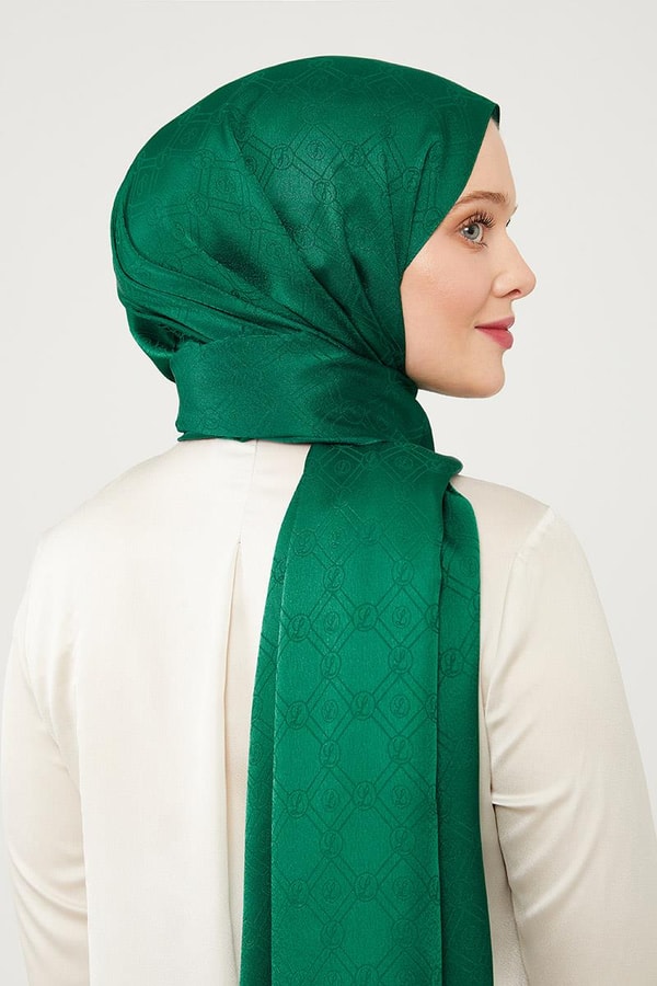 LevidorLevidor Zümrüt Levidor Baskılı Jakarlı Elegance Şal