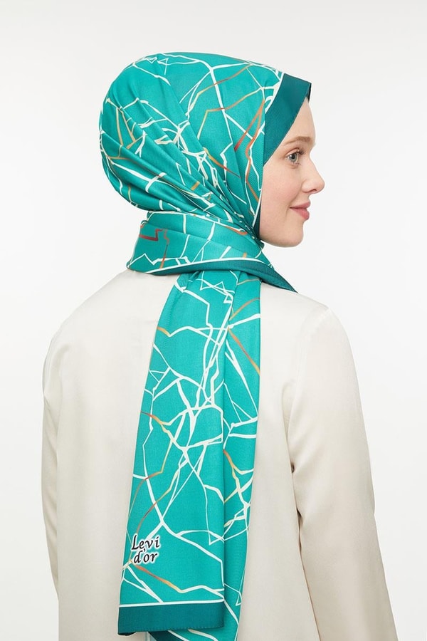 LevidorLevidor Zümrüt Yeşili Twill Şal
