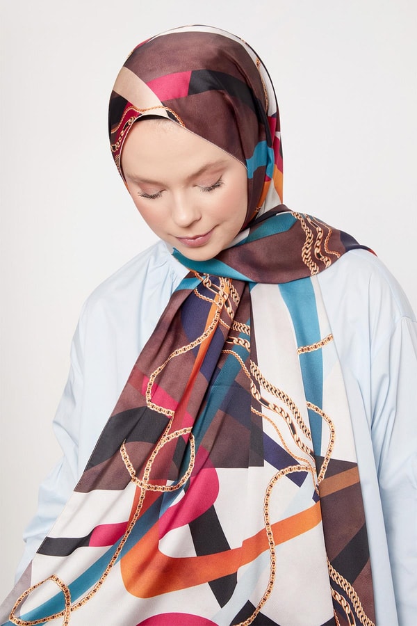 LevidorPetrol Mavisi Twill Şal