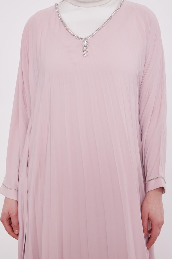 LevidorPudra Yarasa Kol Elbise