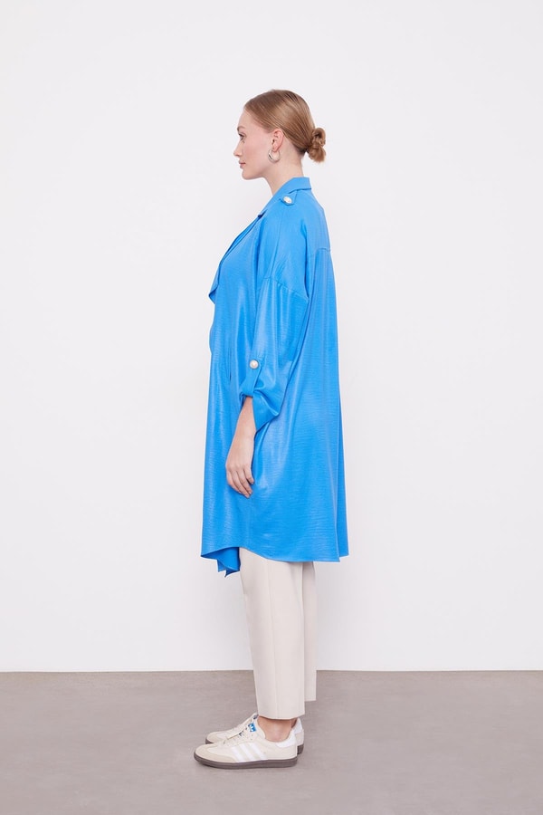 LevidorSaks Apolet Detaylı Kısa Kap