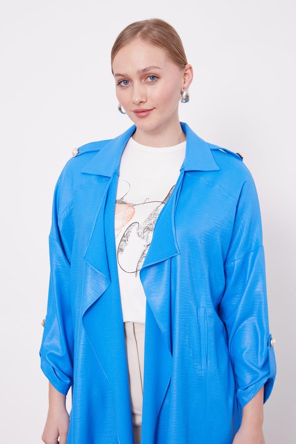 LevidorSaks Apolet Detaylı Kısa Kap