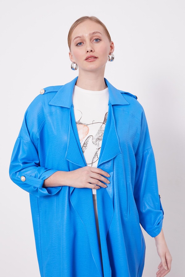 LevidorSaks Apolet Detaylı Kısa Kap