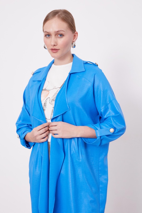 LevidorSaks Apolet Detaylı Kısa Kap