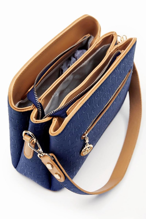 LevidorSaks Basıkılı El Çantası