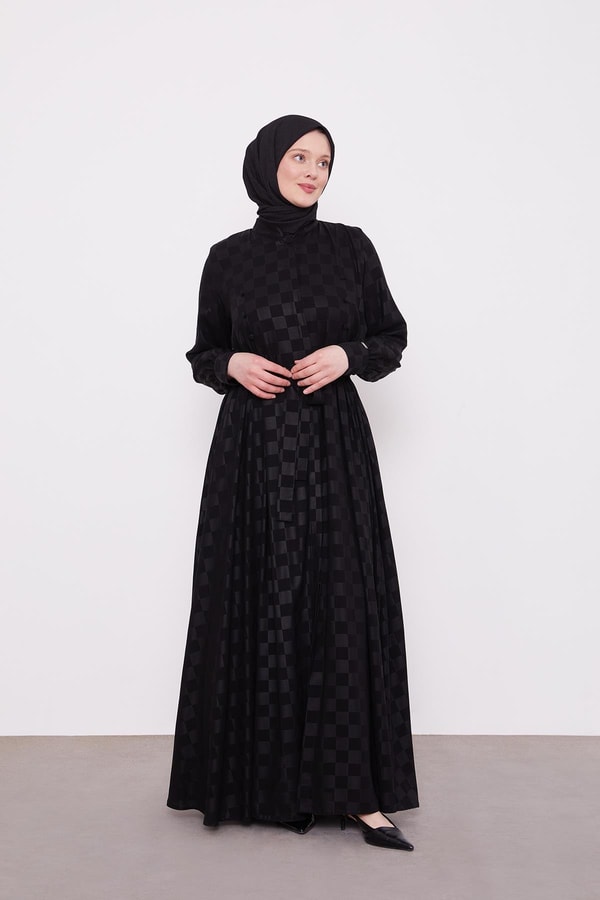 LevidorSiyah Dama Desen Ferace