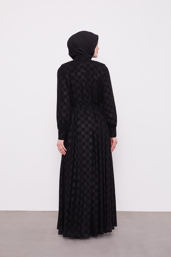 LevidorSiyah Dama Desen Ferace