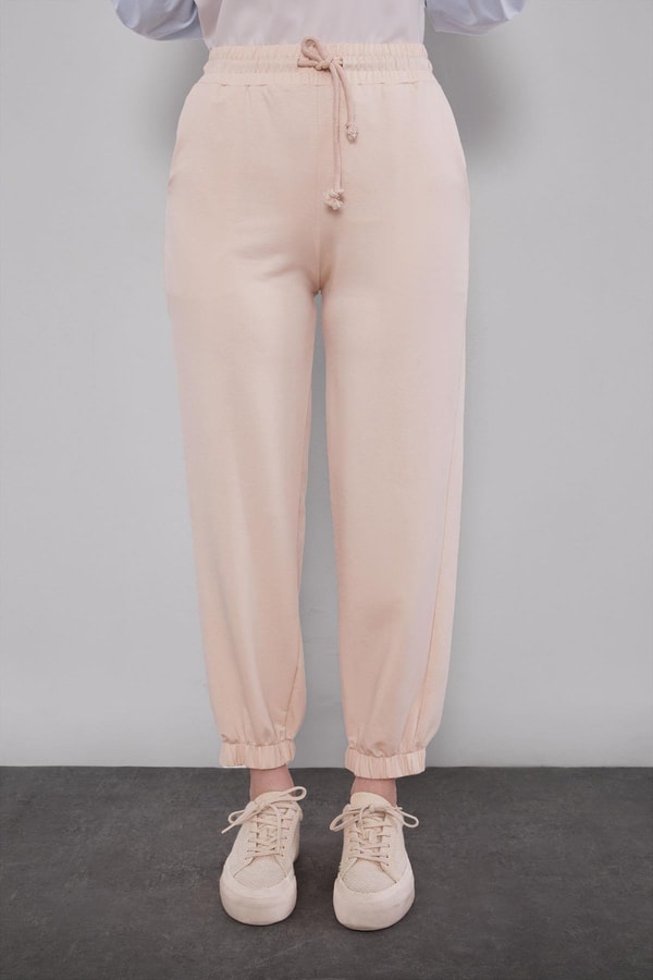 LevidorTaş Beli Lastikli Jogger Pantolon