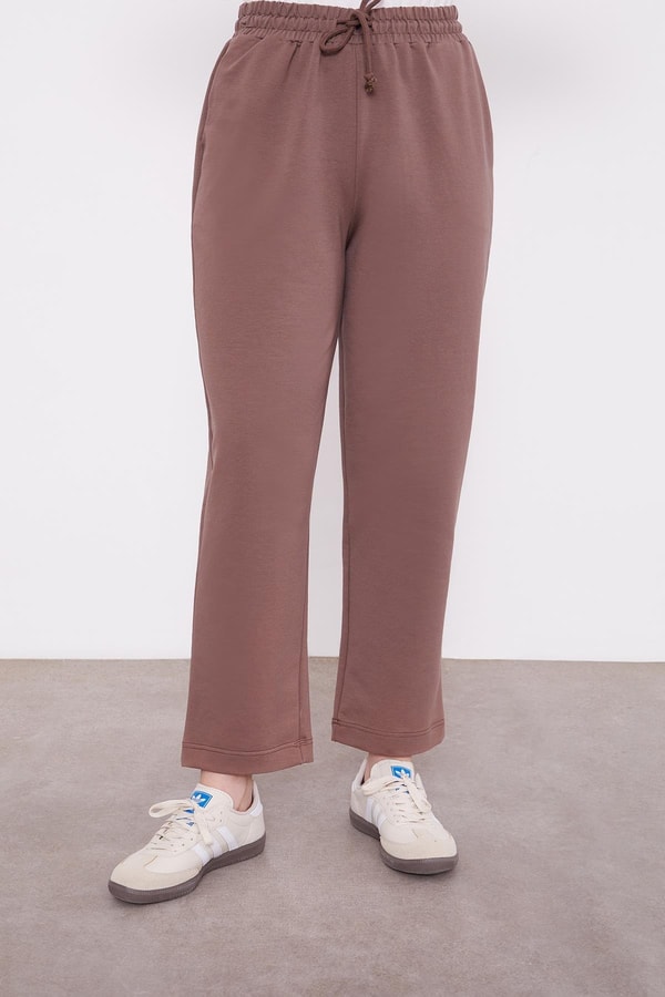 LevidorToprak Belli Lastikli Cepli Spor Pantolon