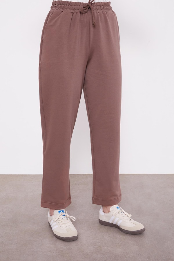 LevidorToprak Belli Lastikli Cepli Spor Pantolon