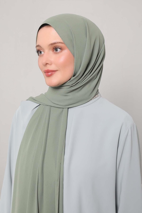 LevidorYeşil Lux Şifon Şal