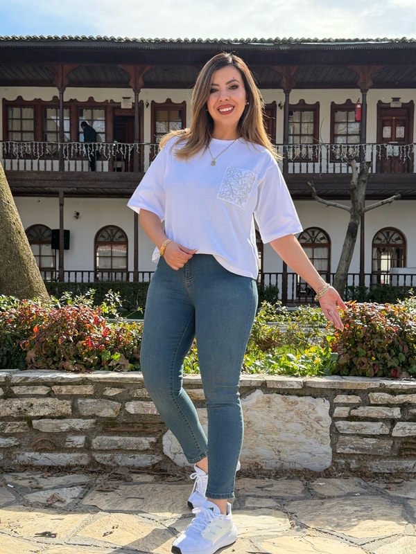 Dar Paça Kot Pantolon İndigo Mavi