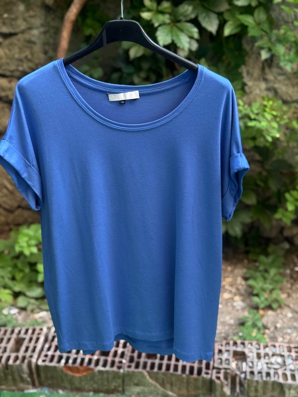 Yuvarlak Yaka Kısa Kollu Basic Tshirt
