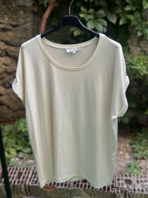 Yuvarlak Yaka Kısa Kollu Basic Tshirt