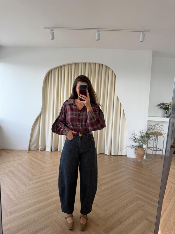 Baggy Jean - Antrasit