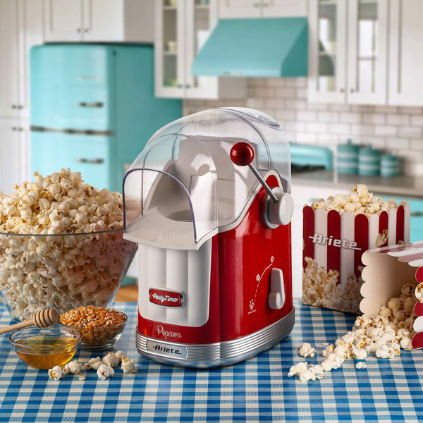Ariete Party Time Kollu Mısır Patlatma Makinesi - Kırmızı 2958/00