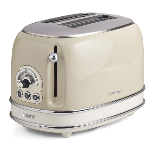 Ariete Vintage Ekmek Kızartma Makinesi - 2 Dilim, Bej 0155/03