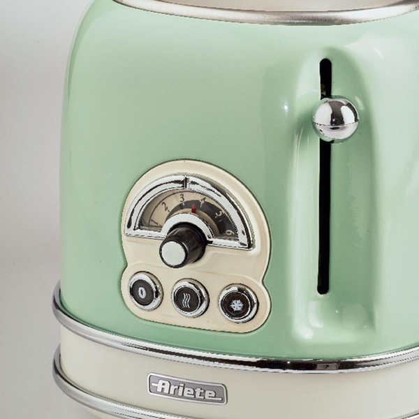 Ariete Vintage Kahvaltı Seti Yeşil Smoothie Blender 0583/04 + Dom Su Isıtıcı 2877/04 + 2 Dilim Ekmek Kızartma Makinesi 0155/14