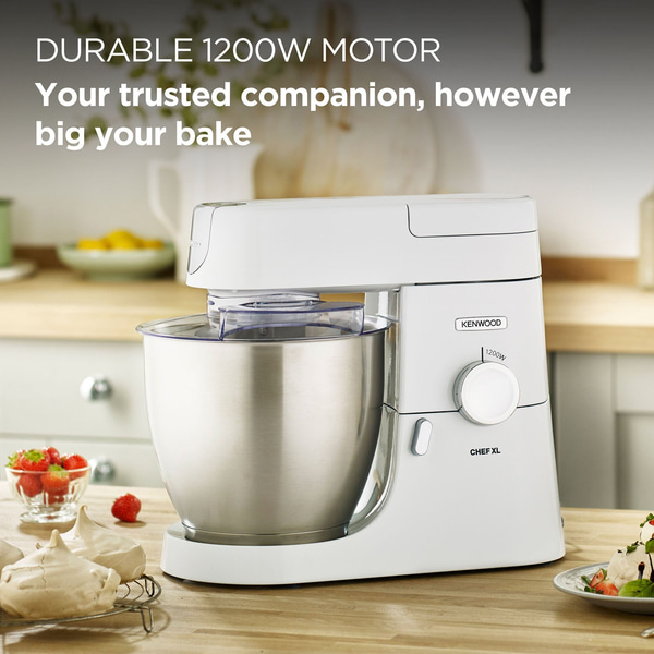Kenwood Chef XL Mutfak Şefi Stand Mikser Beyaz 1200 Watt 6,7 Lt KVL4100W