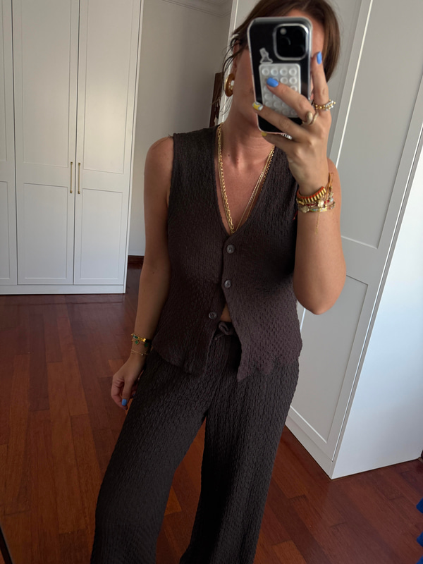 Ekstra Rahat , Acı Kahve , Premium Yelek & Pantolon Takım