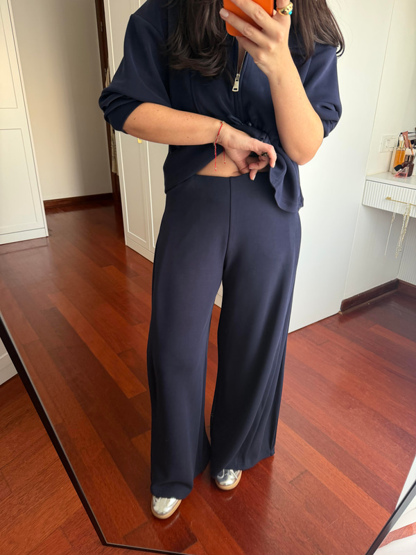 Orijinal Model , Belden Ayarlamalı , Premium Lacivert Modal Takım