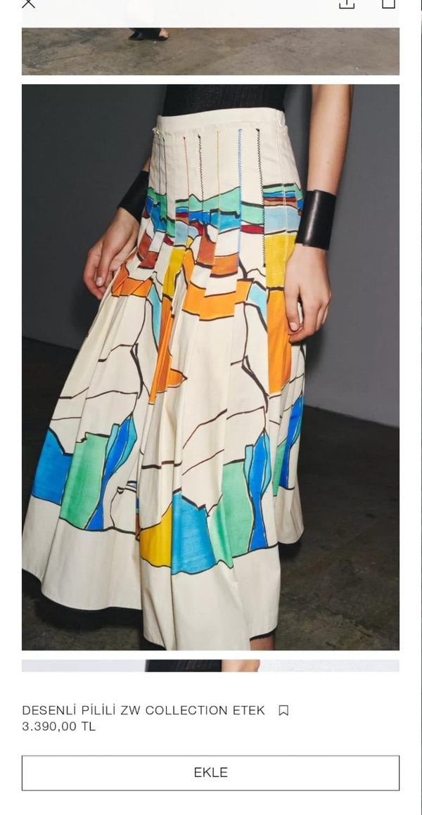 Orijinal Model , Renk Desenli , Tasarım Etek