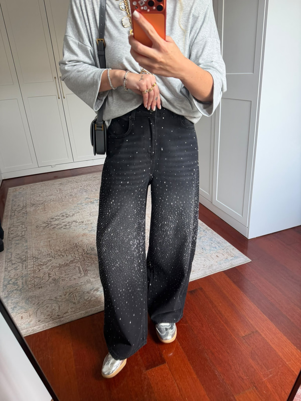 Full Taşlı , Premium , Füme Jean Pantolon