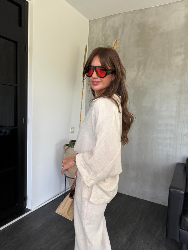 Orijinal Marka , Pamuklu Ekru Takım