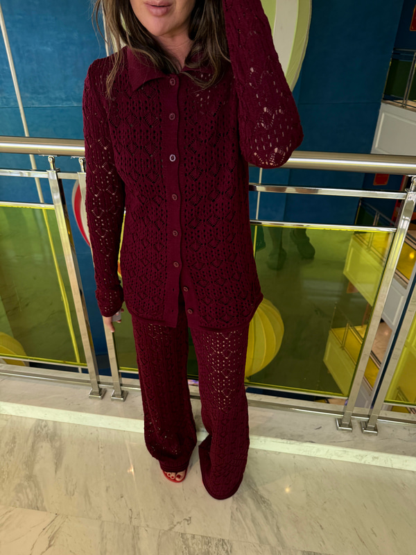 Komple Ajurlu , Bordo Takım