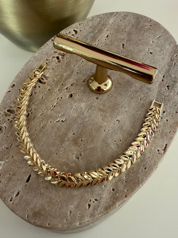 14K Gold Kaplama , Burçak Bileklik