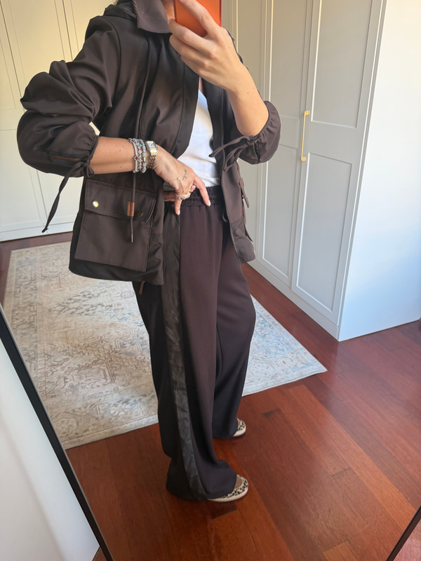 Orijinal Model , Arkası Büzgülü , Modal Mix , Acıkahve Takım