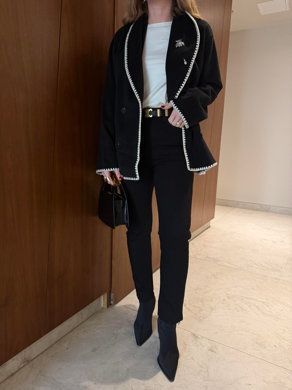 Full Likralı , Kesik Paça , Siyah Jean