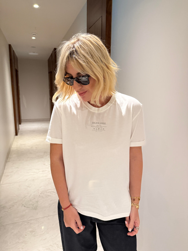 Orijinal Marka , Beyaz , Marka Yazılı Tshirt