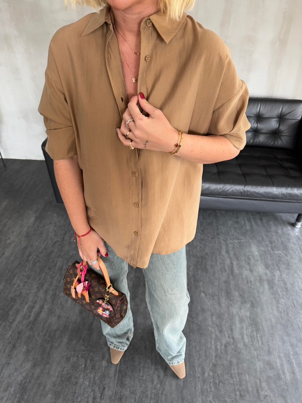 Orijinal Marka , Camel , Tencel Gömlek