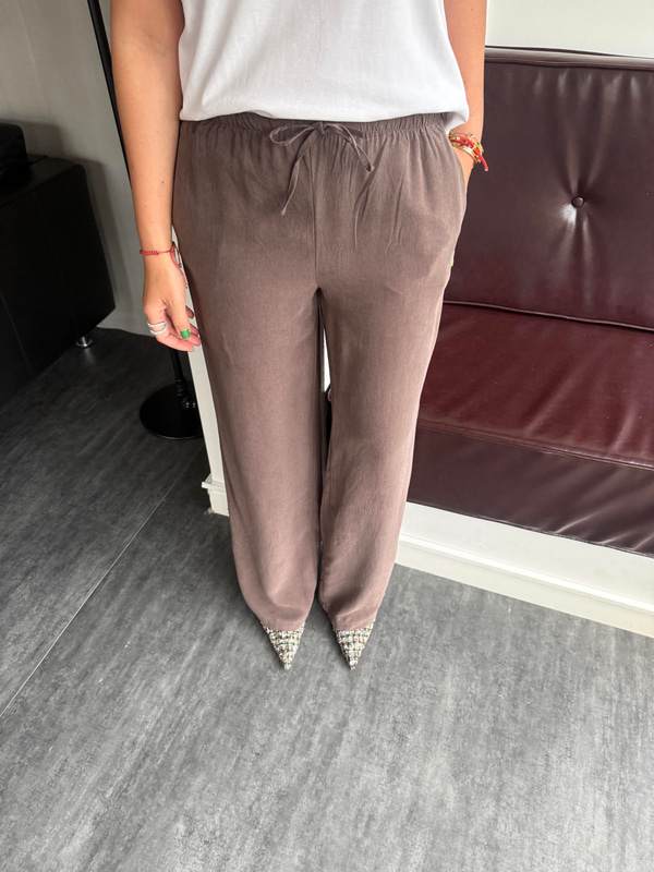Orijinal Marka , Tencel Modal , Acı Kahve Pantolon