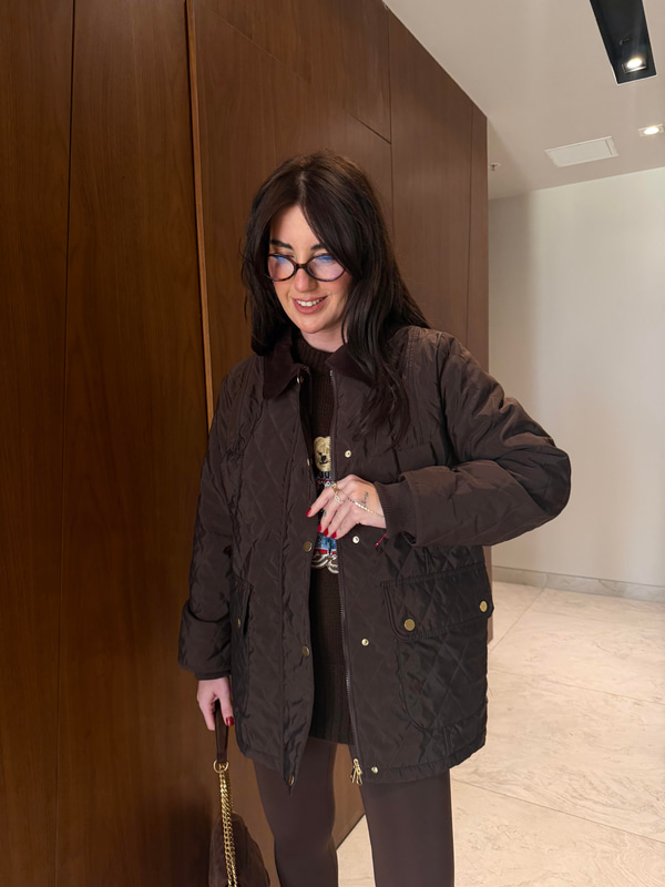 Orijinal Model , Kadife Yaka , Acıkahve , Kapitone Mont