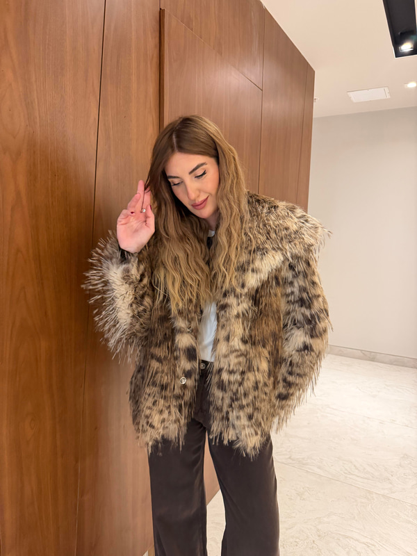 Acıkahve Leoparlı , Premium Kürk