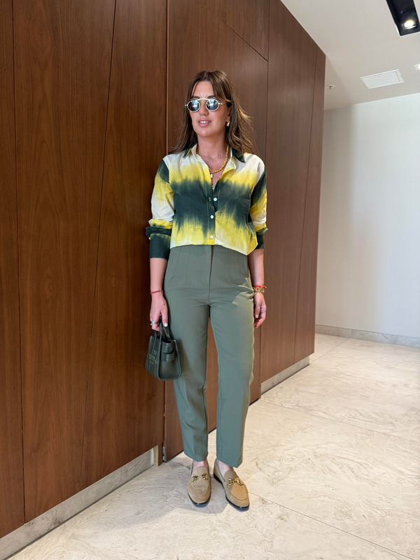 Haki , Likralı , Flato Pantolon